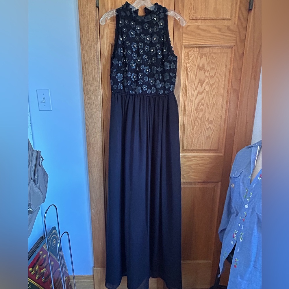 Adrianna Papell Black Maxi
